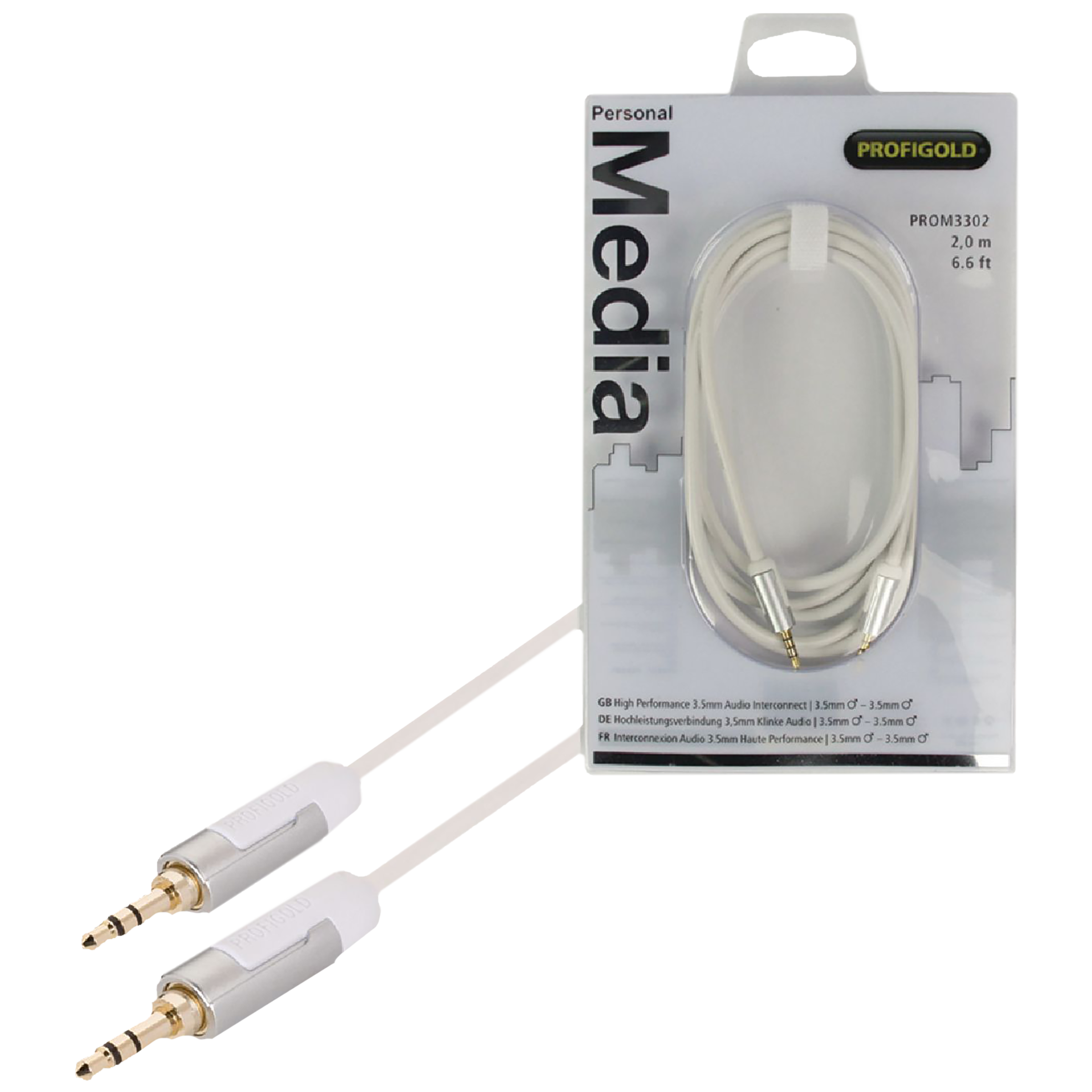 Buy Profigold 3.5mm Aux to 3.5mm Aux 6.6 Feet (2M) Cable (Oxygen Free